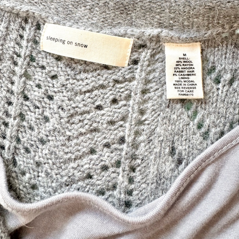 NWOT Elegant Anthropologie Sleeping on the Snow Sweater Dress - Picture 11 of 14